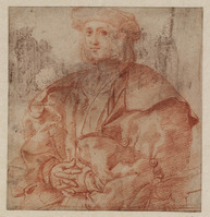 A 091
<br/>
Portret van jonge man, halffiguur
<br/>
<em>Raffaello Sanzio (1483-1520)</em>